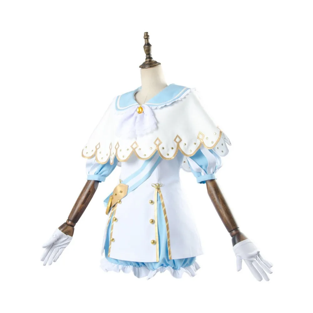 Люблю жить! Kunikida Hanamaru Wonderland Алиса косплей костюм горничной платье полный