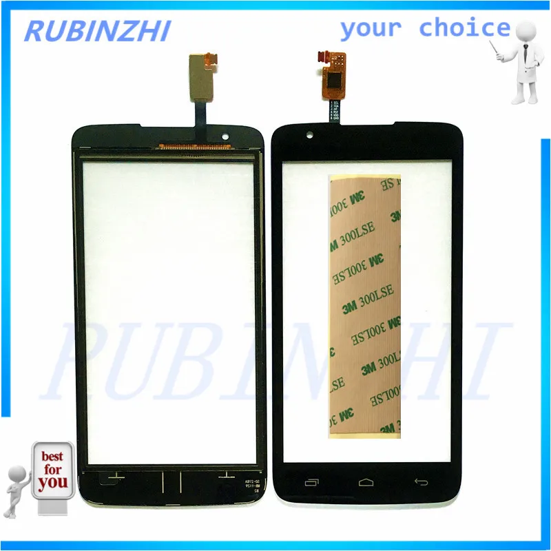 Сенсорный экран RUBINZHI для телефона Micromax Q383 сенсорный дигитайзер объектив