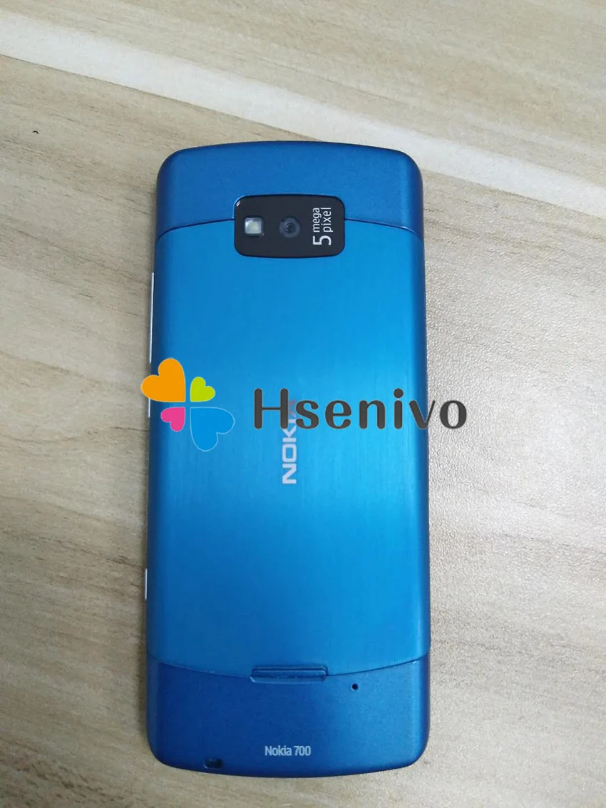 700 разблокированный телефон Nokia 700 3,2 'МП мобильный телефон Bluetooth wifi gps 512RAM+ 1 Гб rom отремонтированный
