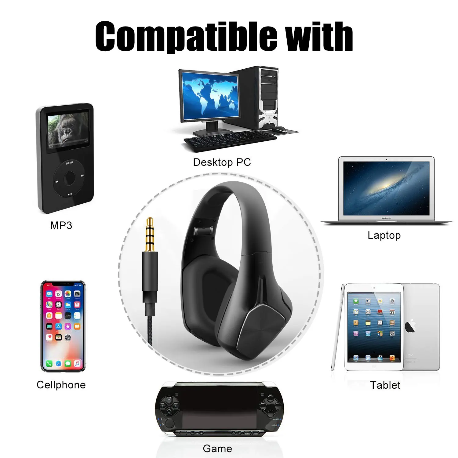 ONIKUMA B1 Bluetooth игровая гарнитура для мобильных игр гарнитура для электронных видов спорта с микрофоном Стерео объемная USB гарнитура