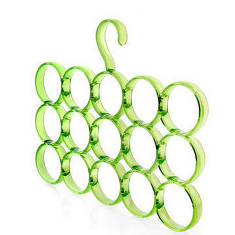 Главная хранения Стойки вешалка шарф Организатор ремень галстук Пластик стойки