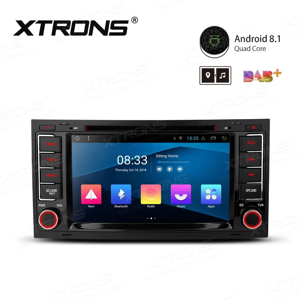 7 &quotAndroid 8 1 автомобильный DVD плеер Авто GPS радио OBD2 DAB + стереосистема для VW Volkswagen