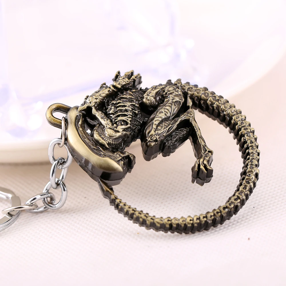 Alien v Хищник брелок может Прямая поставка металлические кольца для ключей подарка