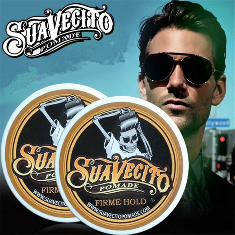 

Suavecito помада, сильный стиль, восстанавливающая помада, воск для волос, скелет, нарезка волос, масло для волос, воск, грязь, оставляет волосы по...