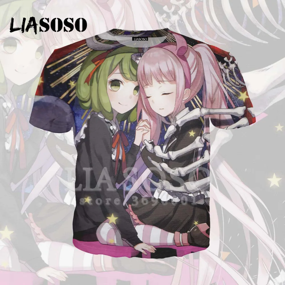 Liaseo 3D принт для женщин и мужчин аниме Danganronpa триггер счастливого Хаоса Милая