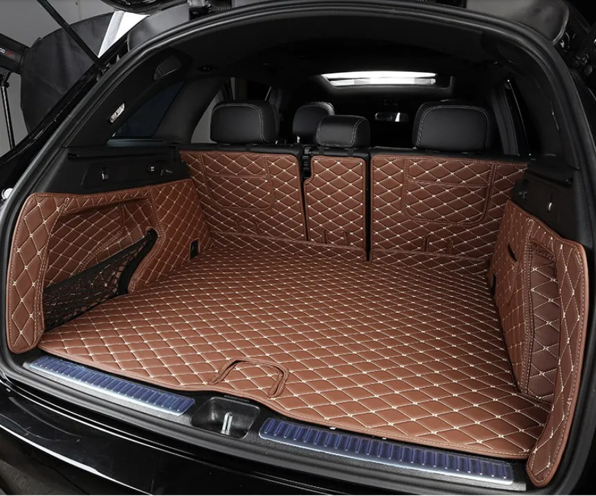 

Коврики в багажник грузового лайнера для Mercedes-Benz GLC X253 2015 16 2017 2018 2019 2020, в окружении всех ковров, коврики из высококачественной кожи