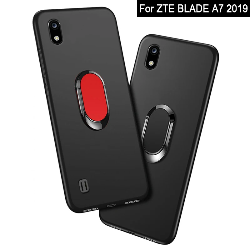 Чехол для ZTE Blade A7 2019 роскошный 6 09 дюймовый мягкий черный пластиковый