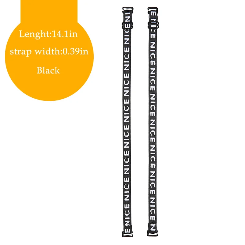 Fashion Summer Letter Print Bra Straps Comfort Polyester Adjustable Underwear Straps Intimates Accessories - Цвет: A