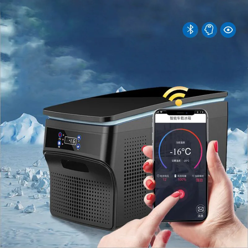26L/32L-25 Celsius Freeze Mini Refrigerator Compressor Car Home Dual-use Portable Fridge Camping Car Electrical Cooler Box
