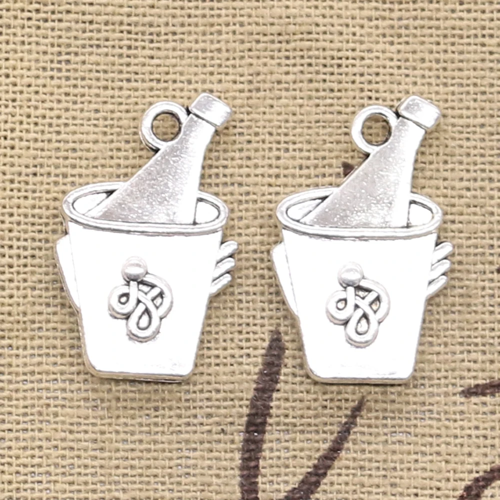4 шт. подвеска в виде ведра для пива 24x15 мм|making pendant|charm charmbeer charm |