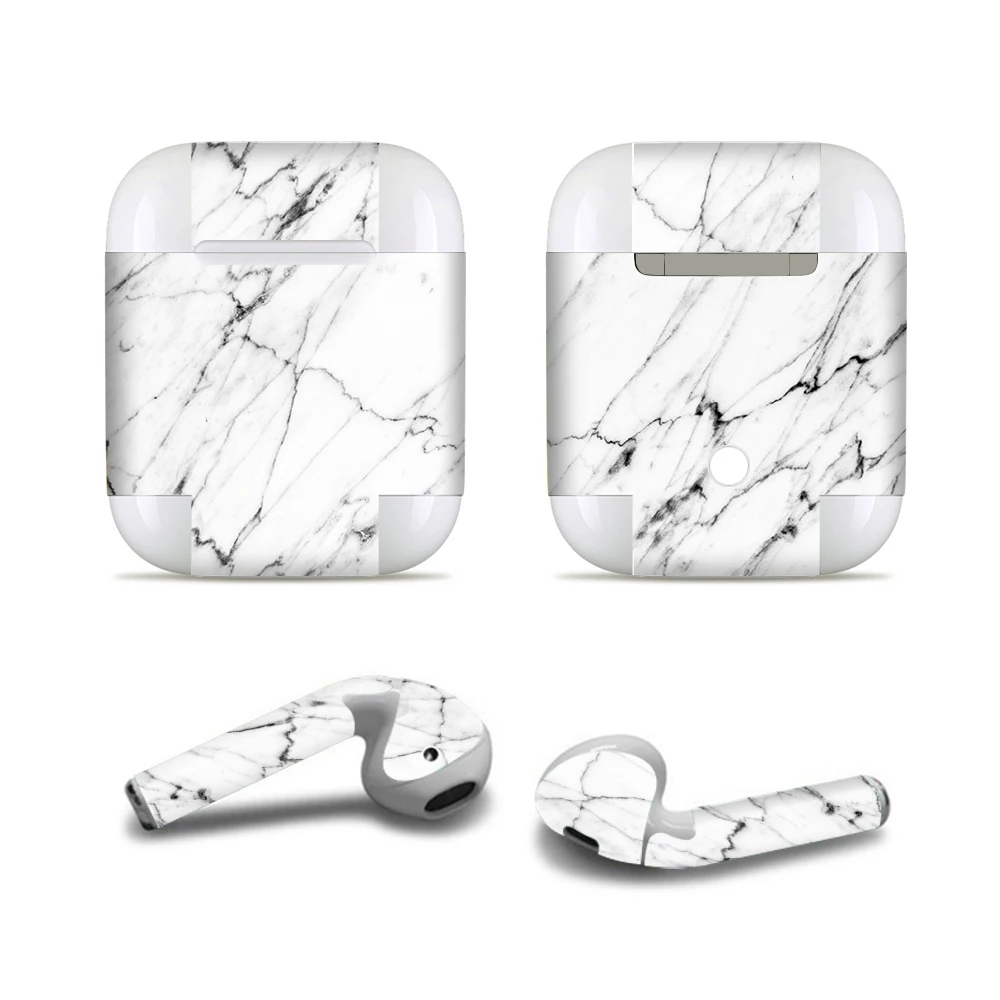 GOOYIYO стикер для наушников Apple AirPods 2 с беспроводной зарядной коробкой кожи DIY