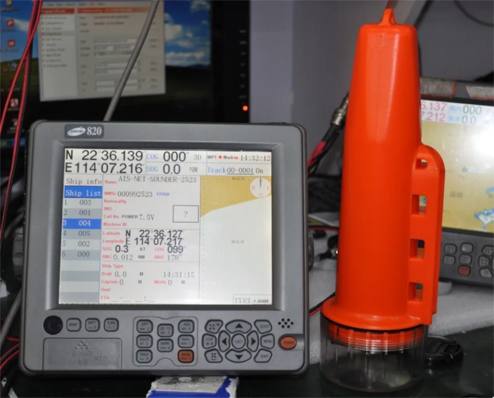 2017 морской AIS буй GPS трекер для рыбалки чистая Маяк сигнал более 8NM с высокое