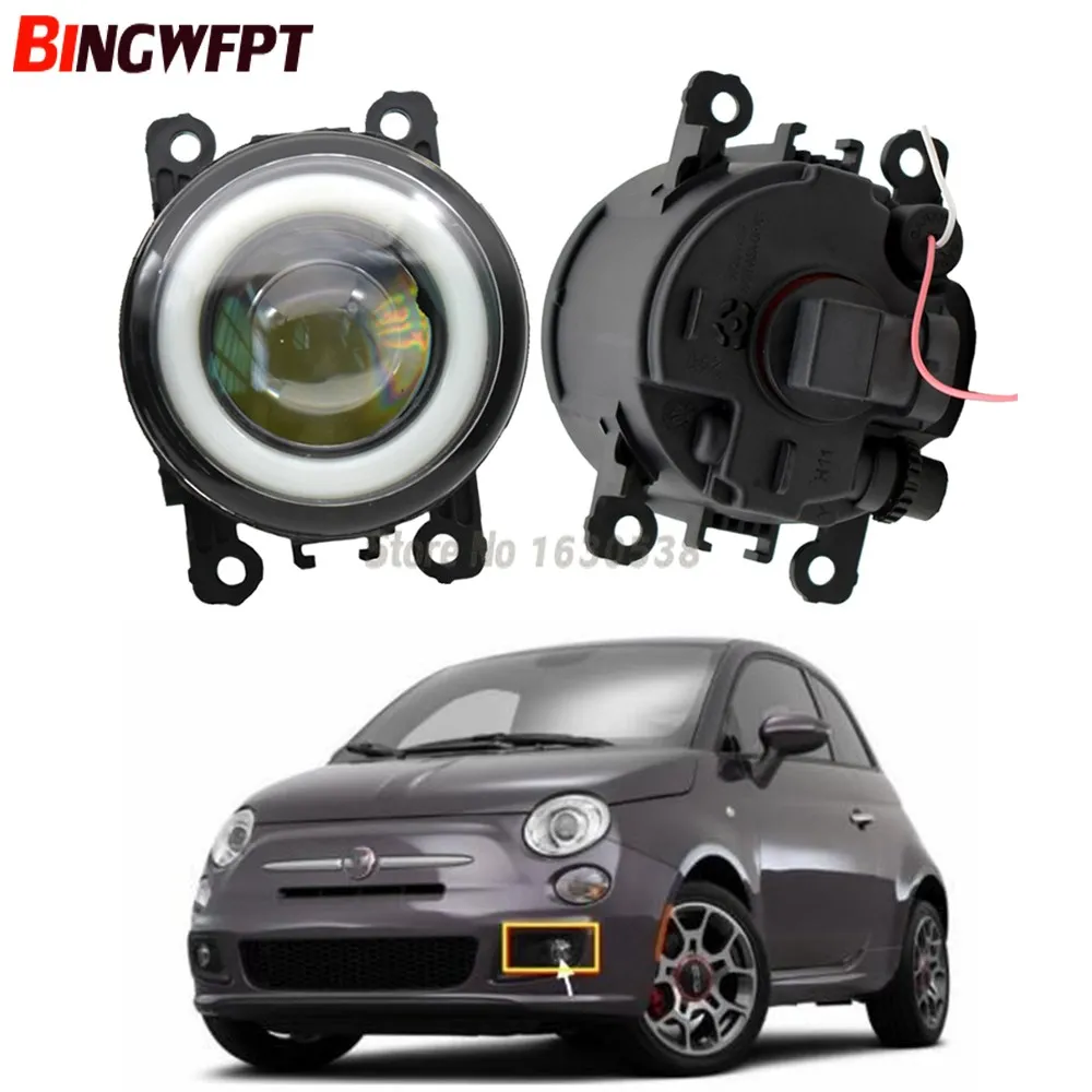 2 шт. светодиодные противотуманные фары глаза ангела для fiat 500 sport 2014 Fiat Punto EVO 2010 2011