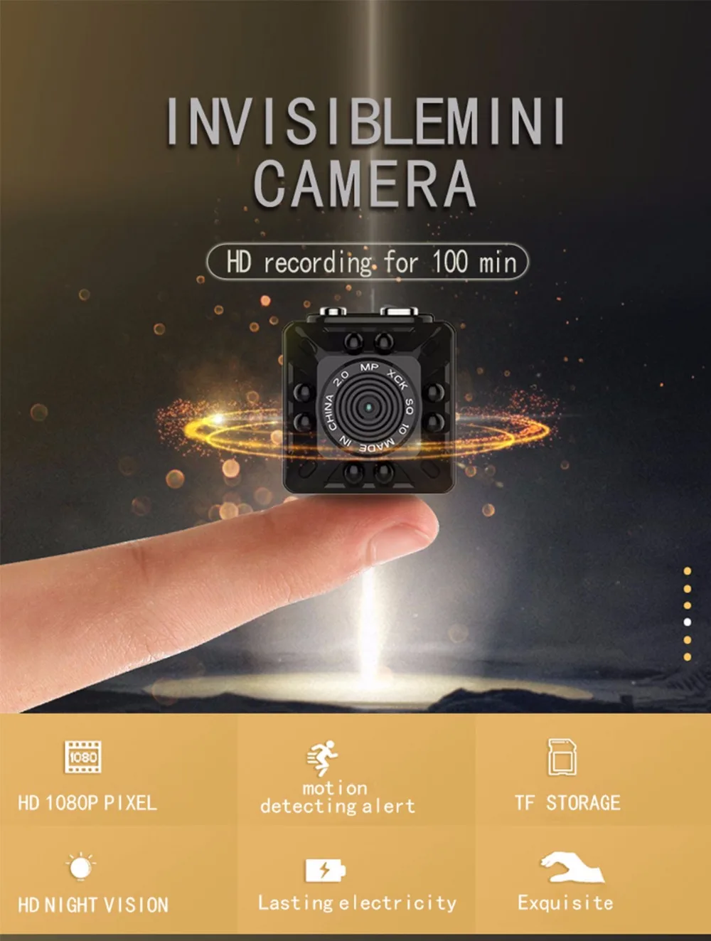 Горячая Распродажа, мини-камера SQ10, HD датчик движения, микро USB камера, Full 720p 1080 P, мини видеокамера, инфракрасная камера ночного видения