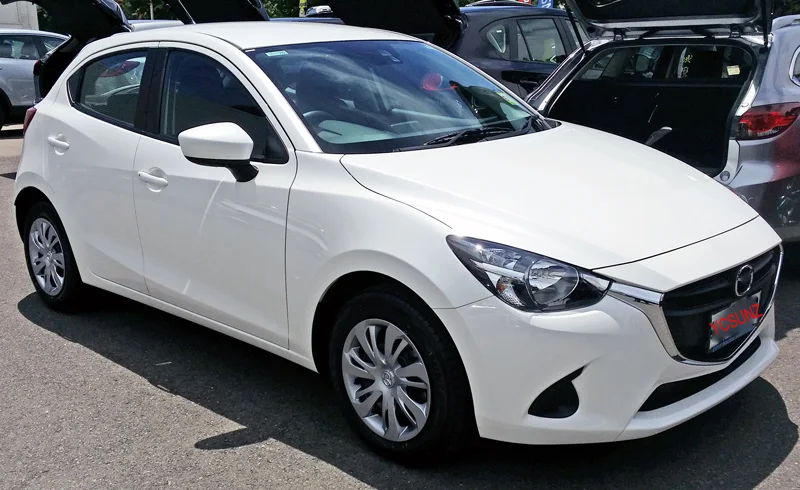 Хромированная крышка головного света для mazda 2 Demio 2015 2016 2017 ABS авто стайлинг фары