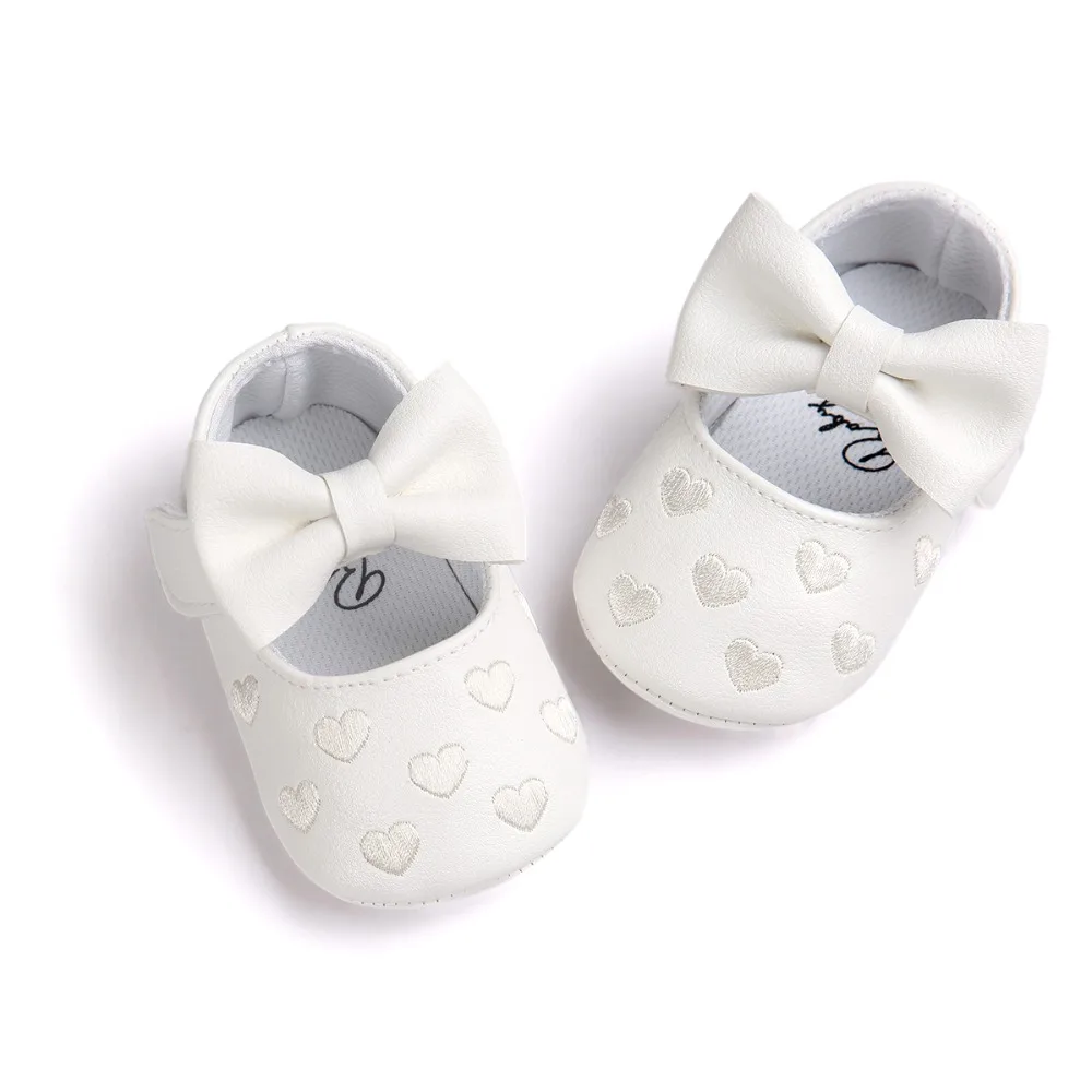 

Baby girls soft Shoes bow love infant toddler leather boots Newborn kids Mocc First Walkers Baby kids Moccasins high quality