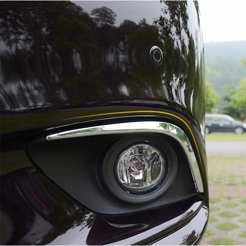 

Fit For Atenza M6 GJ CHROME 2013 2014 2015 2016 Front Fog Light Lamp Cover Eyebrow Eyelid Garnish Streamers Outer Foglight trim