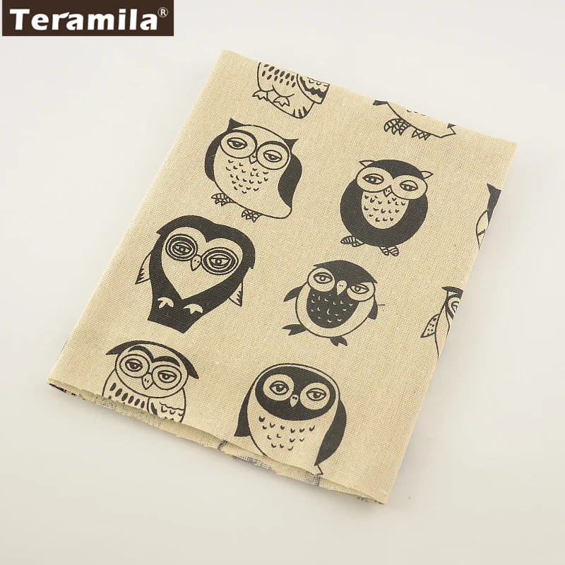 Домашний текстиль с изображением мультфильма черные совы хлопчатобумажная