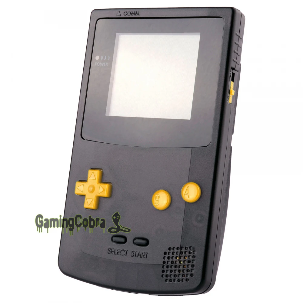 Желтые кнопки A B D-pad комплекты запасных частей для Gameboy Color GBC-GCAJ0025GC | Электроника
