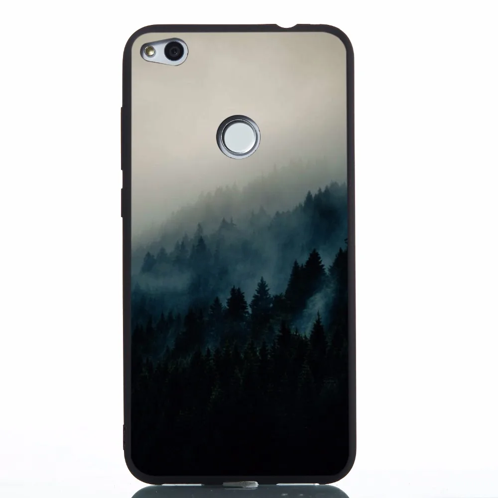 OUZifish For Huawei P8 Lite 2017 Phone Protector Case 5.2 inch Soft Silicone TPU Cover Honor 8 Back Covers | Мобильные телефоны и