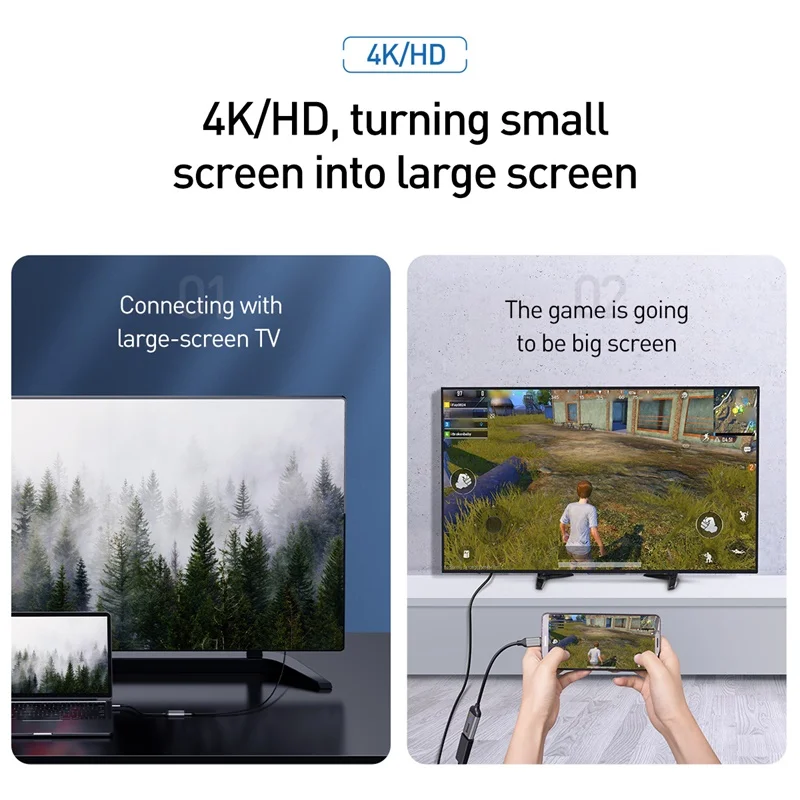 Baseus Мульти USB C концентратор USB 3,0 HDMI VGA USB разветвитель type C адаптер для MacBook Pro Аксессуары для ПК PD зарядка type C концентратор