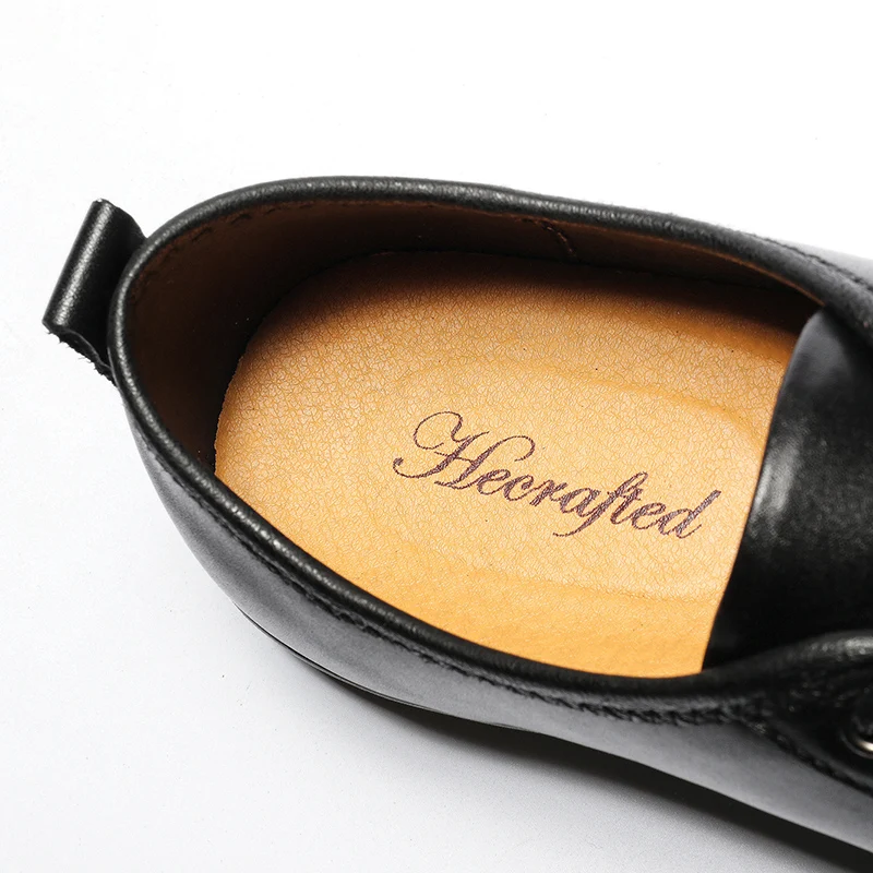 Size 37~47 Full Grain Leather Men Shoes 2018 Hecrafted Fashion Comfortable Casual #AB502 | Обувь