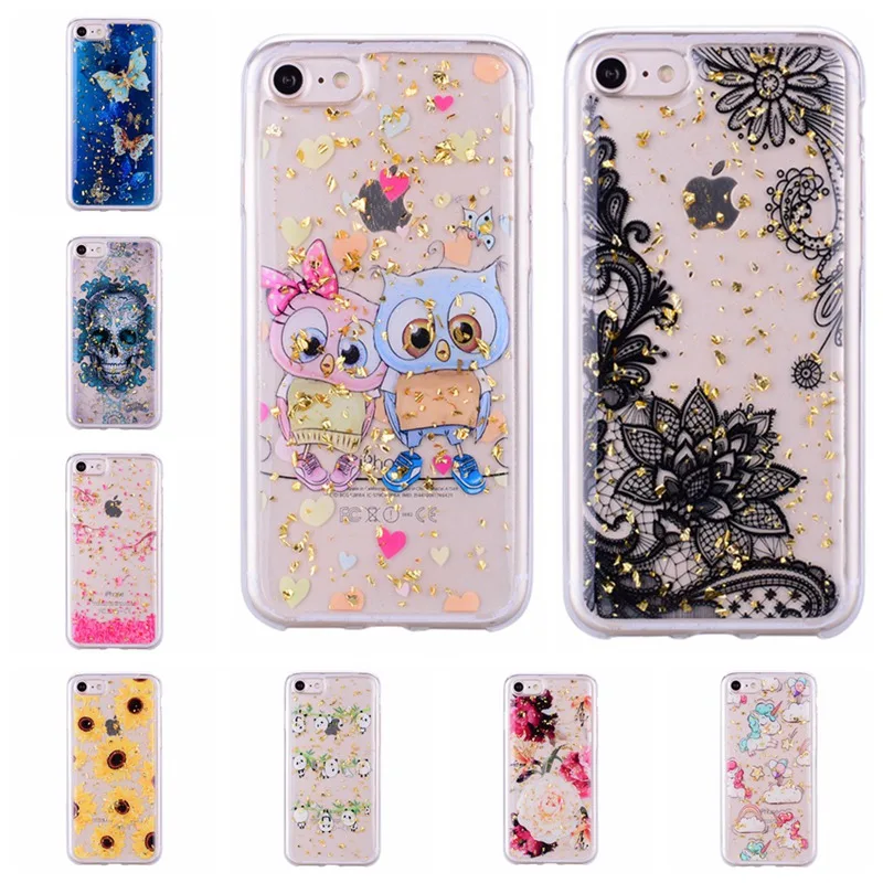 Luxury gold foil Epoxy cartoon full soft phone case for iPhone 7 8 6 6s PLUS X 10 XR XS max 8plus 7plus |