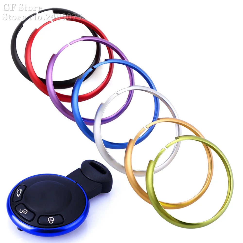 Многоцветные автомобильные брелки из сплава брелок для ключей подходит BMW Mini Cooper