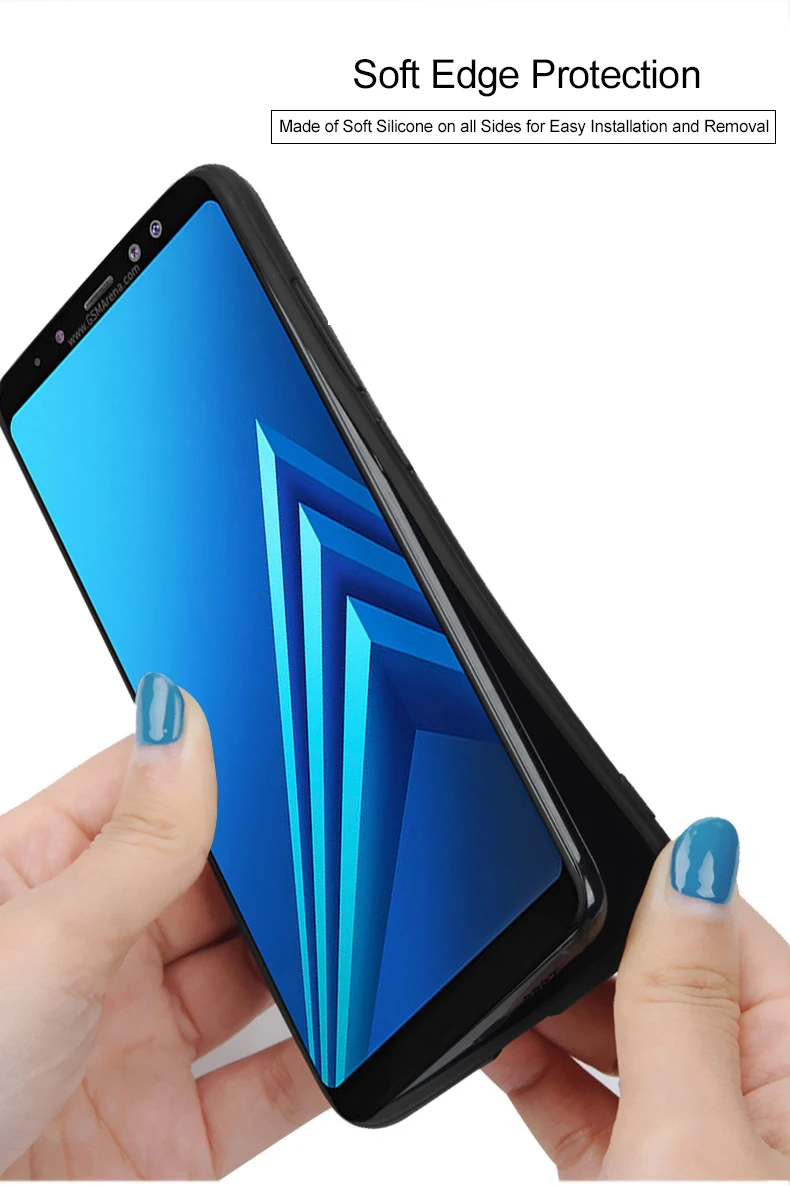 Для samsung Galaxy A8 Plus чехол MOFI для samsung Galaxy A7 тканевый чехол-накладка для samsung A8+ A9 матовый чехол