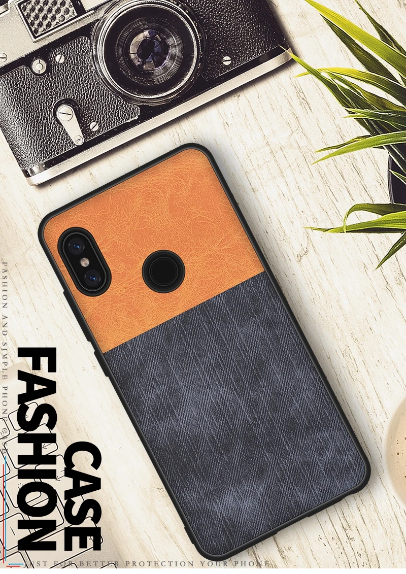 Чехол для Xiaomi Redmi Note 5 роскошный тканевый чехол из искусственной кожи и