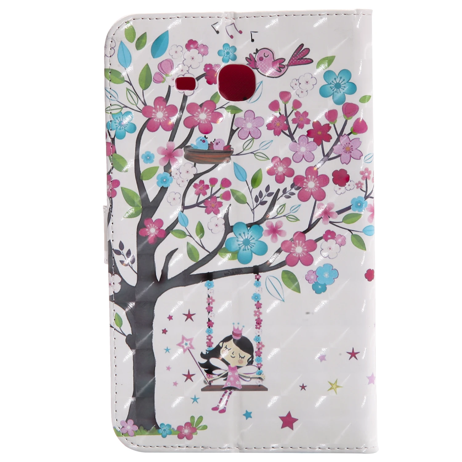 New Casual 3D Painted Cases For Samsung Galaxy T280 SM-T280 Ultra Slim Magnetic PU Flat Cover Animal prints Tablets Floral Case |