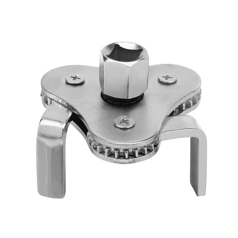 Гаечный ключ для снятия масляного топлива 3 круглых плоских челюсти регулируемый