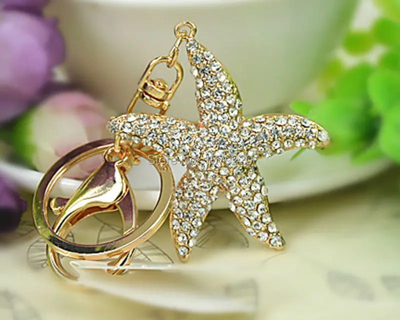 Брелок для ключей в виде звездной морской звезды|gift guitar|chain spraychain pants |