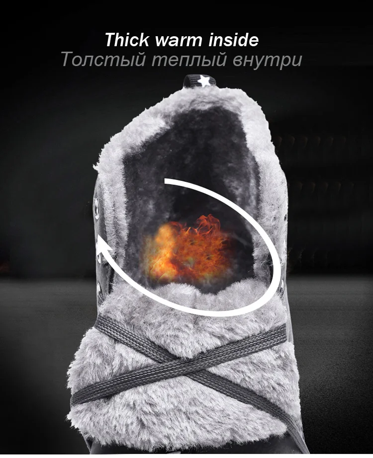 Брендовые мужские зимние ботинки зимние Плюшевые Теплые ботильоны уличная зимняя обувь на шнуровке мужские ботинки из дышащей замши без застежки большой размер 48