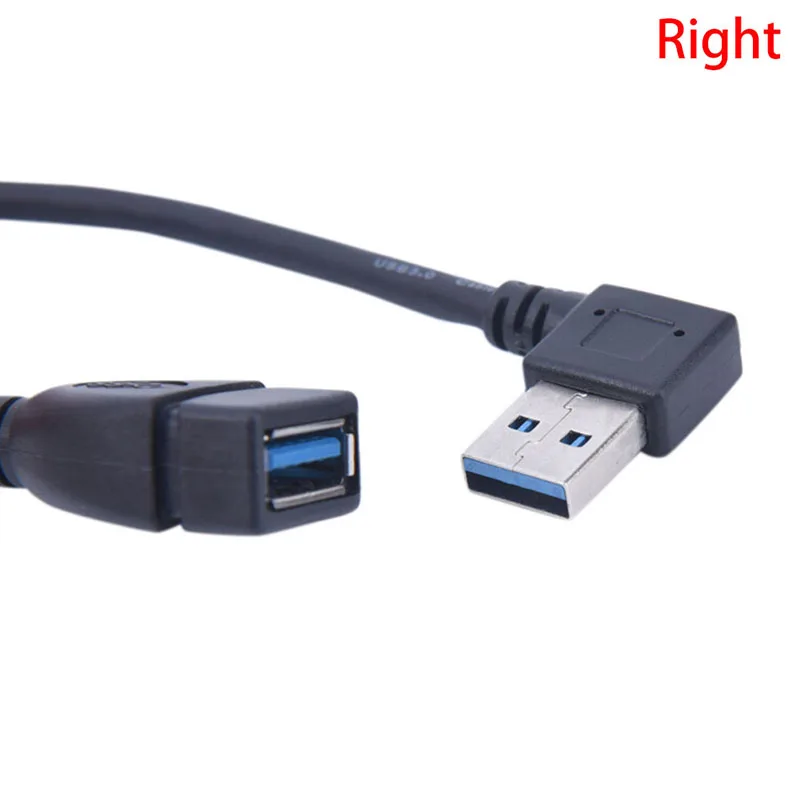 Универсальный удлинитель USB 3 0 левый/правый угол A Женский 90 градусов данные