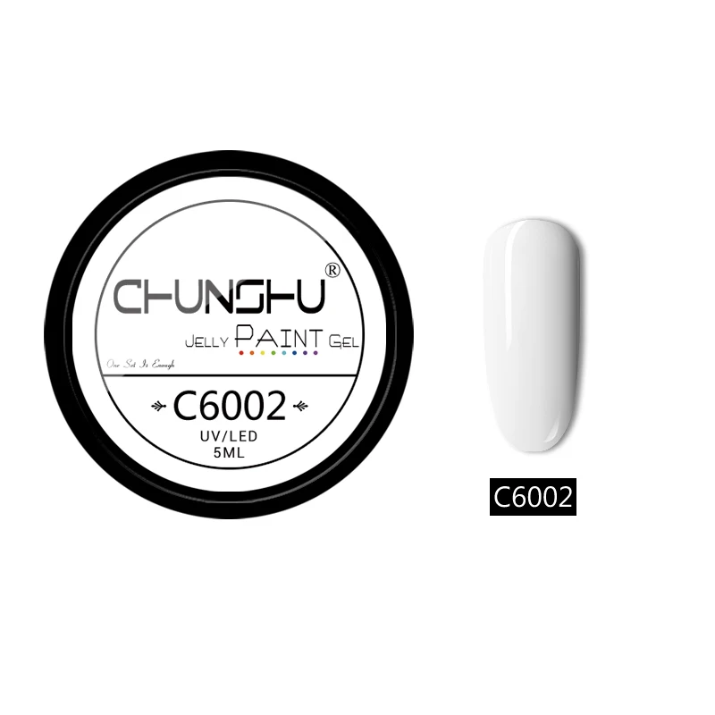 C6002 CHUNSHU 66 цветов УФ-гель для ногтей Желейный Цветной Гель-лак для рисования 5 мл впитывающий лак для ногтей гель для ногтей Дизайн ногтей маникюр DIY - Цвет: C6002