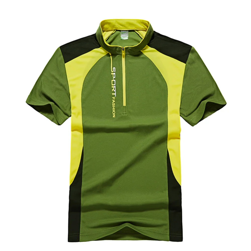 Grass green(Men) Новинка унисекс Пешие прогулки футболка для мужчин женщин топы Тройники короткий рукав Верхняя одежда быстросохнущие рубашки уличная спортивная беговая Обувь для студентов - Цвет: Grass green(Men)