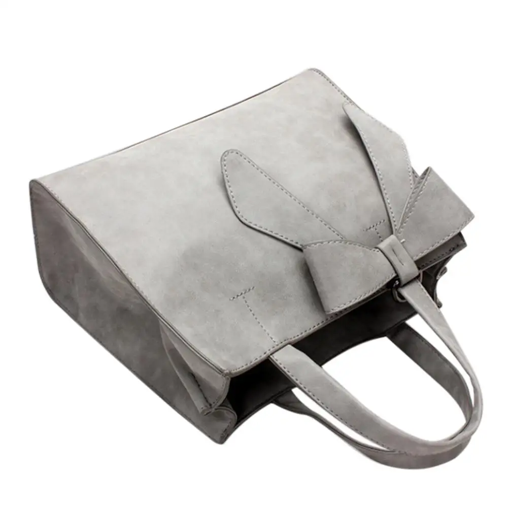 Banabanma женская сумка из искусственной кожи мягкая кожаная с бантом простая