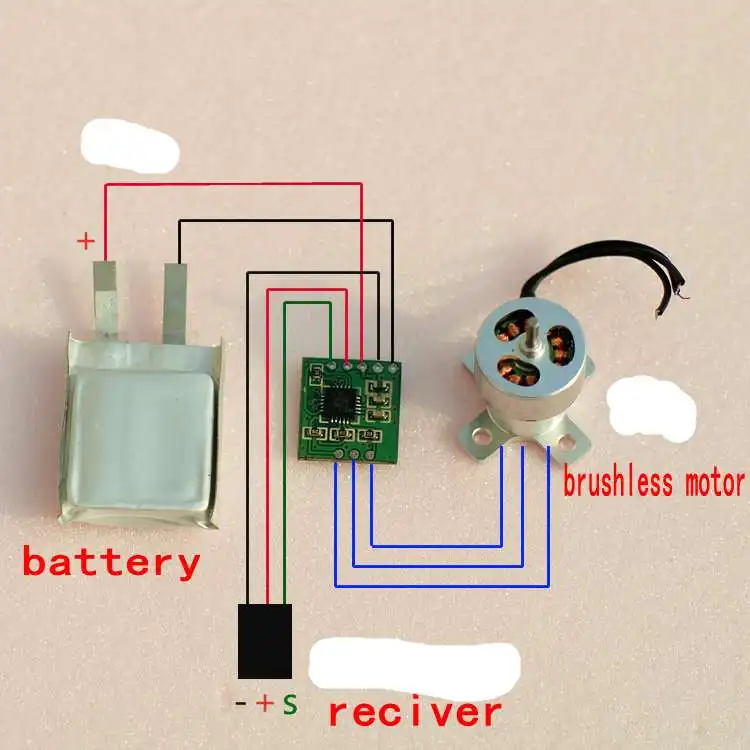 Бесщеточная щетка micro 3-20A двусторонняя односторонняя модель ESC детали для