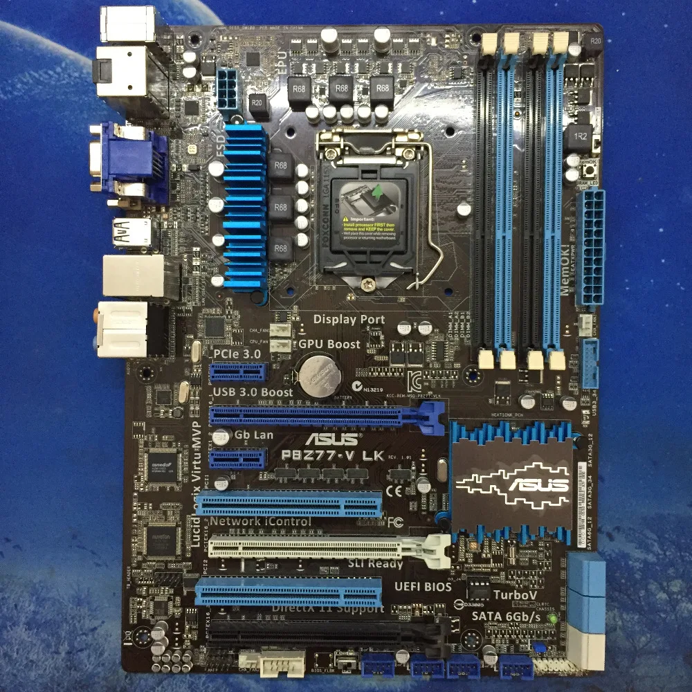 Оригинальная материнская плата ASUS P8Z77 V LK DDR3 LGA1155 32GB Intel Z77 настольная плата|asus