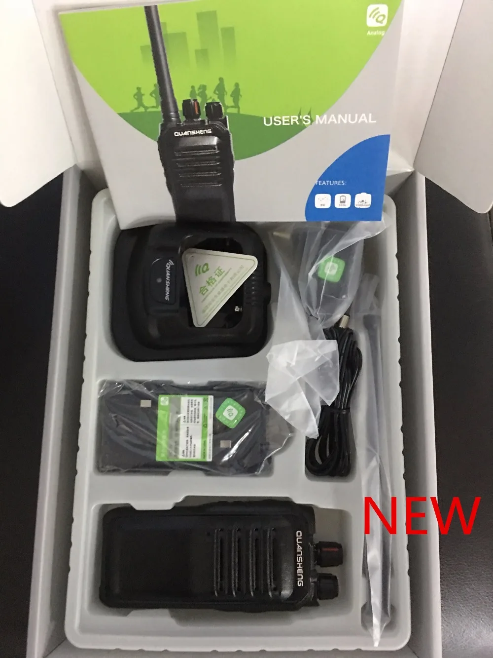 Портативная рация QuanSheng TG 1680 8W Дальность действия 10 км UHF400 470MHz профессиональная 16