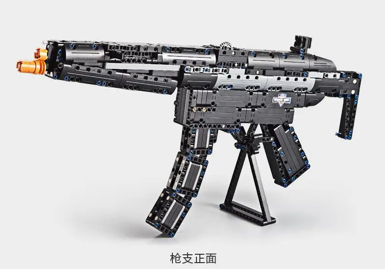 Игрушечное оружие страйкбол воздушные пистолеты и MP5 M4A1 пулемет игрушка 621 шт Строительный блок кирпич детская наружная игра CS Косплей модель