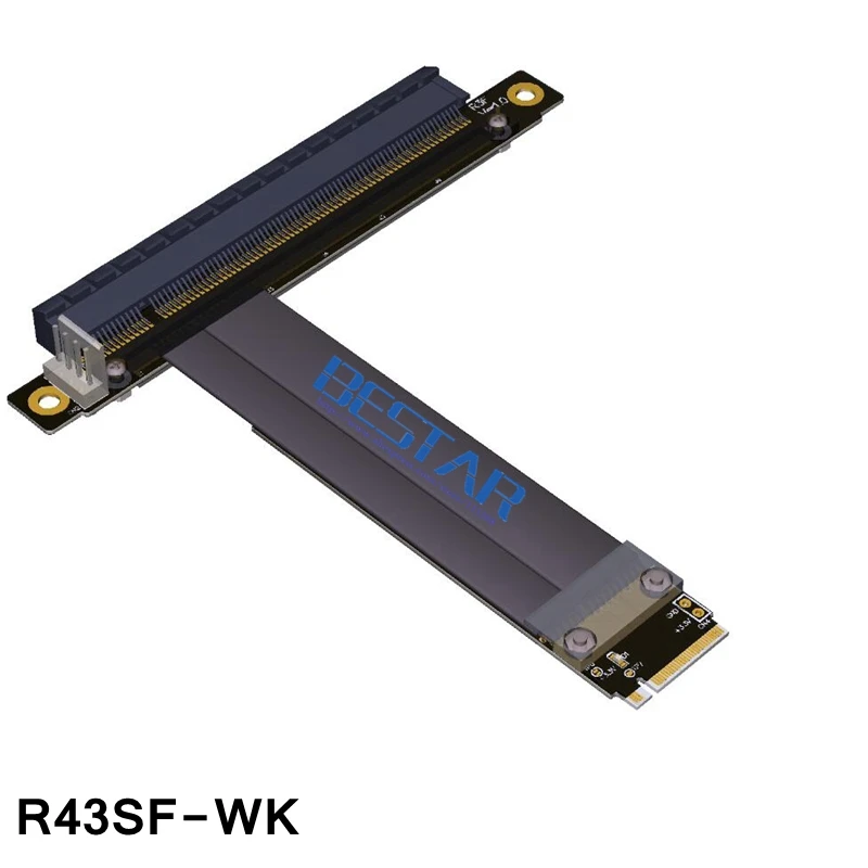 BTM новая майнинговая графическая карта Удлинительный кабель PCI-E PCIe 3 0 16x до M2