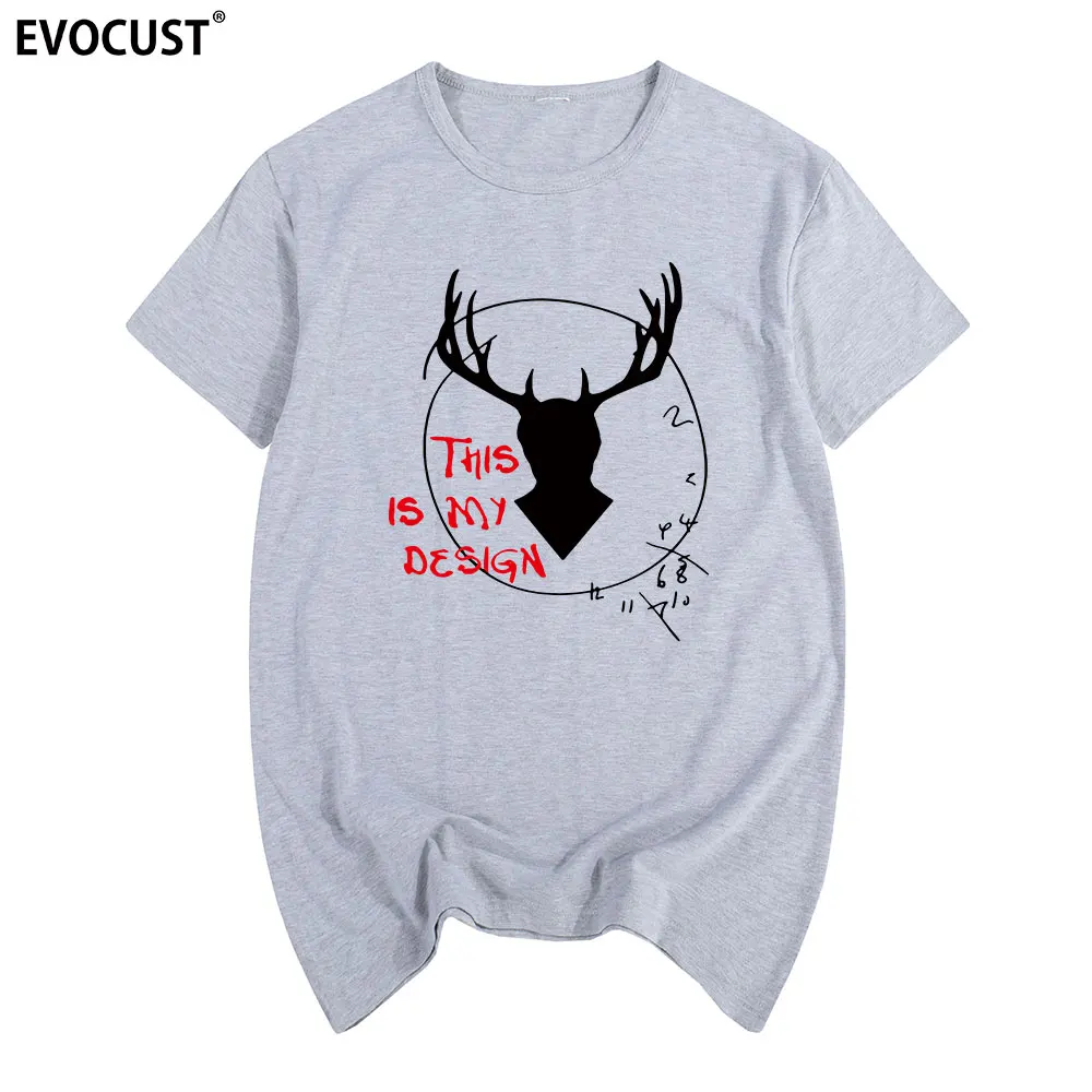 Футболка Hannibal This My Design Хлопковая мужская футболка новая женская модная
