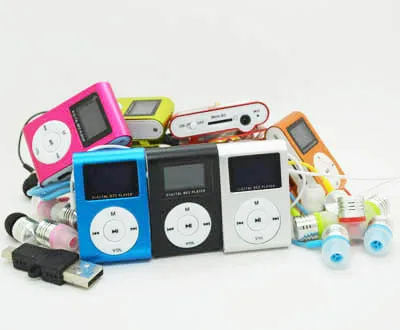 2015 Новый Портативный MP3 ЖК-Экран Металла Мини Clip Mp3-плеер с Micro TF/Слот Для Карты SD С