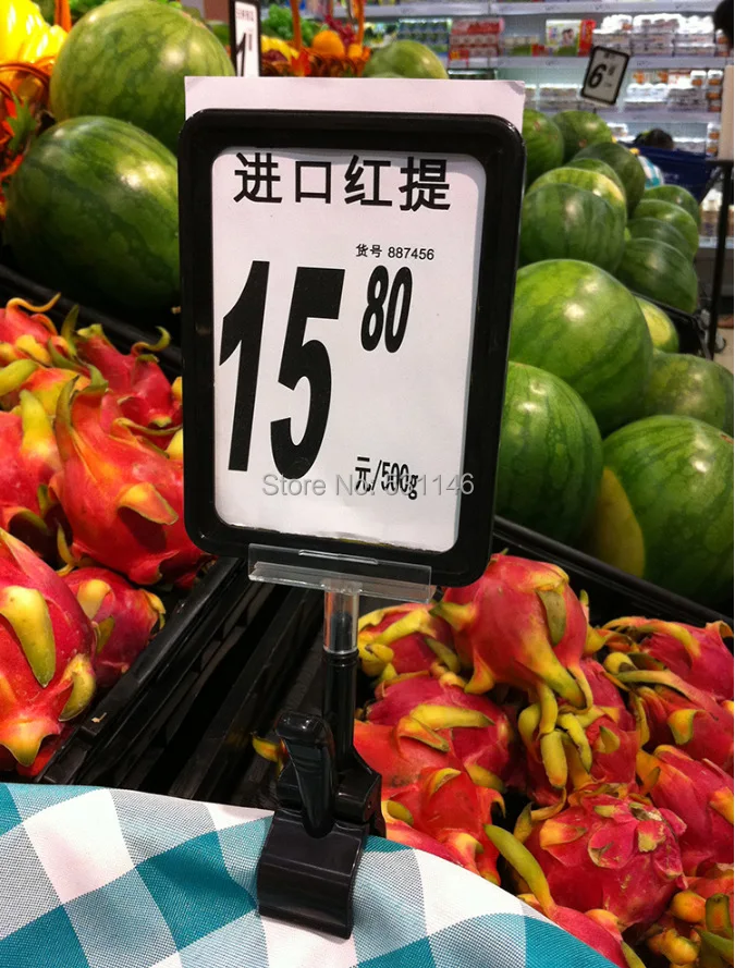 Бесплатная доставка цена дисплей рамка/постер рамка для супермаркета и магазина