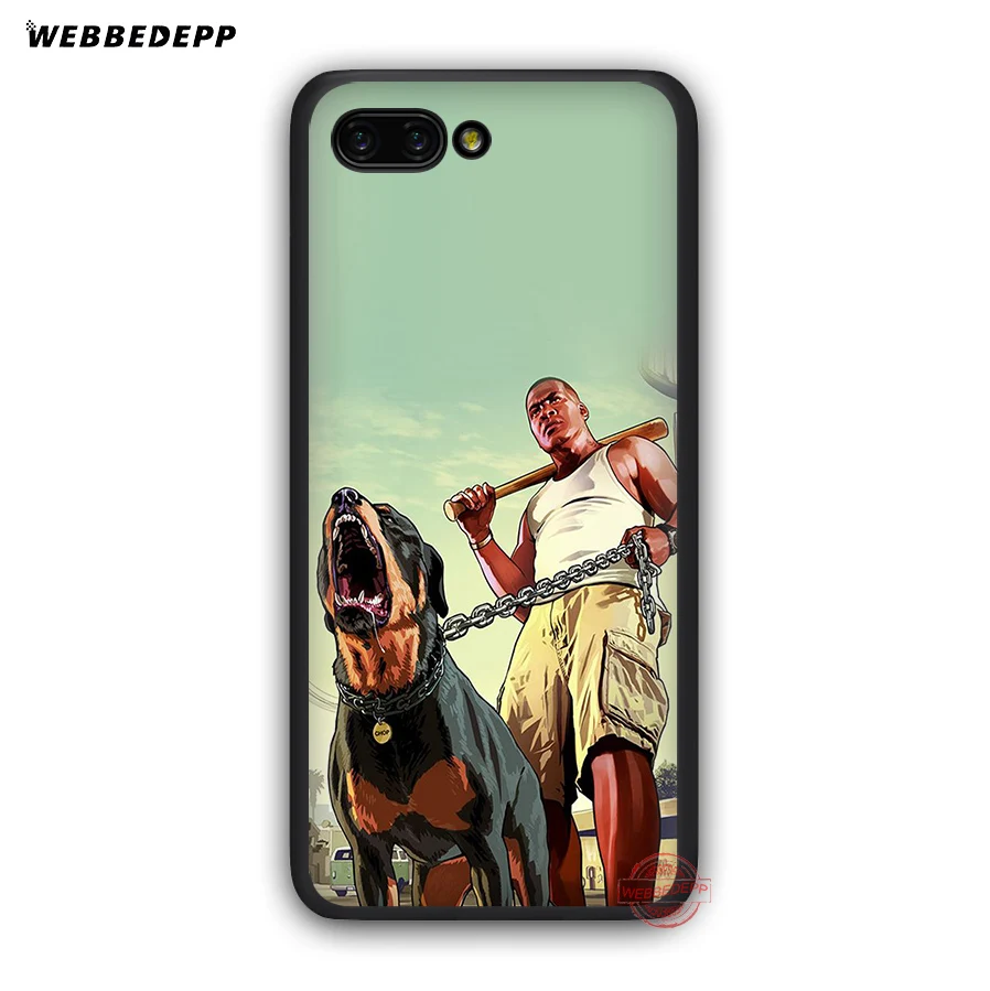 WEBBEDEPP Grand Theft Auto GTA V Soft Case for Honor 20 10 9 9X 8 Lite 8C 8X 7X 7C 7A 3GB 6A Pro View | Мобильные телефоны и