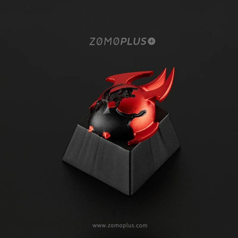 ZOMO dota2 тема 3D металлический ключ колпачок, топор, Бабочка, меч и дракон сердце, механическая клавиатура колпачки, Брелок фигурка, 1 шт