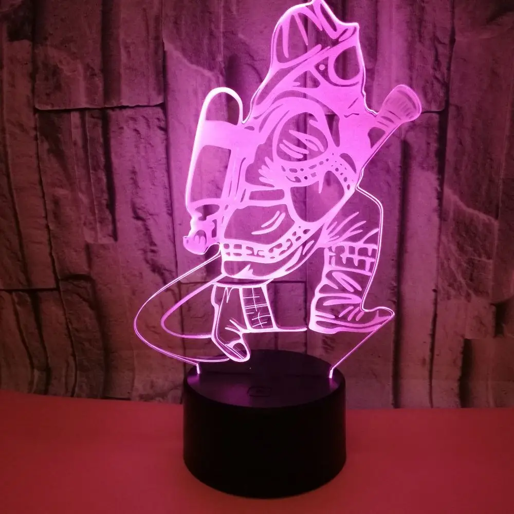 Светодиодный ночник с сенсорным управлением и Usb 3d рисунком Подарочная