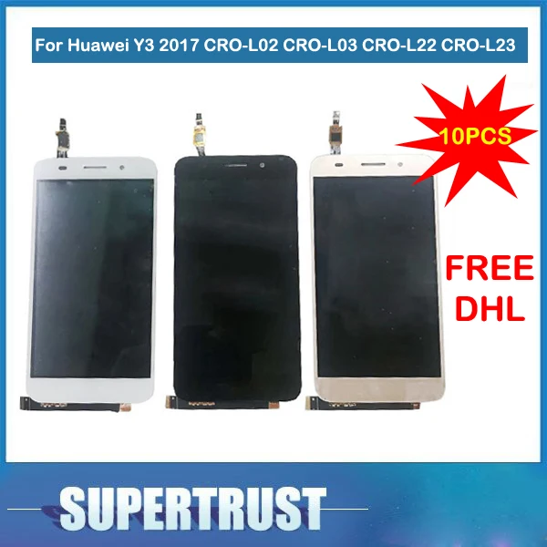 

10 шт./Лот 5,0 "для Huawei Y3 2017 Y5 Lite 2017 искусственная фотография ЖК-дисплей + сенсорный экран в сборе доставка DHL